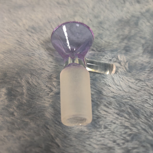 14mm Male Lavender Purple Glass Bowl Replacement Tobacco Herb Water Pipe Piece