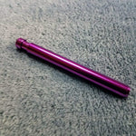 NEW Small Purple One Hitter Smoking Pipe Tobacco Herb Portable Metal Travel Size