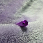 Small Purple One Hitter Bat Smoking Pipe Tobacco Herb Portable Metal Pocket Size