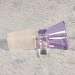 18mm Male Lavender Purple Glass Bowl Replacement Tobacco Herb Water Pipe Piece