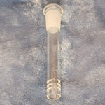 4.5in 4 1/2 Inch Downstem Clear Glass Tube For 14mm Male Bowl Tobacco Water Pipe