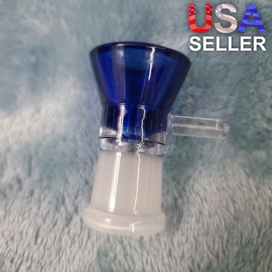 18mm Female Ice Blue Glass Bowl Replacement Tobacco Herb Water Pipe Piece