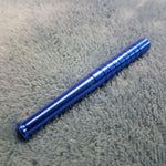 Small Blue One Hitter Bat Smoking Pipe Tobacco Herb Portable Metal Pocket Size
