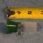 18mm Male Olive Green Glass Bowl Replacement Tobacco Herb Water Pipe Piece