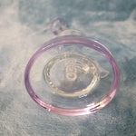 Small Premium Lavender Purple Water Pipe Tobacco Smoking Herb Glass Travel Size