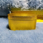 NEW Small Gold Foldable Smoking Pipe Tobacco Herb Portable Metal Pocket Size