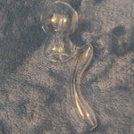 Small Elegant Crystal Clear Water Pipe Tobacco Smoking Herb Glass Travel Size