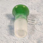 18mm Male Olive Green Glass Bowl Replacement Tobacco Herb Water Pipe Piece