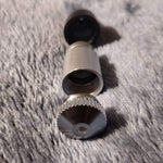 NEW Small Silver Bullet Smoking Pipe Tobacco Herb Portable Metal Pocket Size