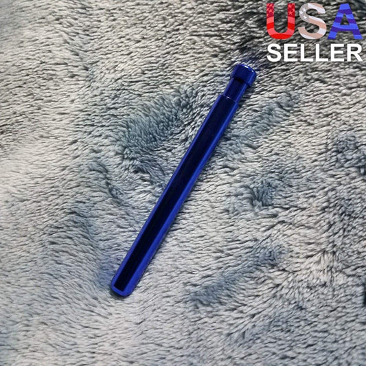 NEW Small Blue One Hitter Smoking Pipe Tobacco Herb Portable Metal Travel Size