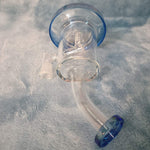 Small Premium Ice Blue Water Pipe Tobacco Smoking Herb Glass Travel Size