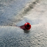 Small Red One Hitter Bat Smoking Pipe Tobacco Herb Portable Metal Pocket Size