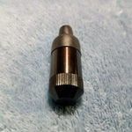 NEW Small Black Bullet Smoking Pipe Tobacco Herb Portable Metal Pocket Size
