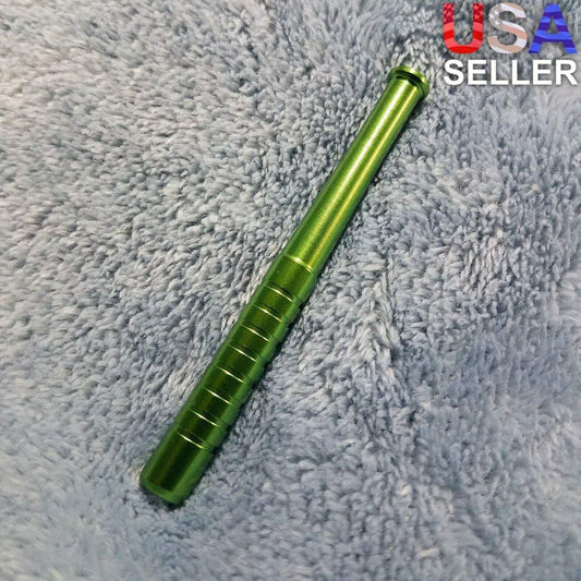 Small Green One Hitter Bat Smoking Pipe Tobacco Herb Portable Metal Pocket Size