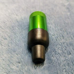 NEW Small Green Bullet Smoking Pipe Tobacco Herb Portable Metal Pocket Size