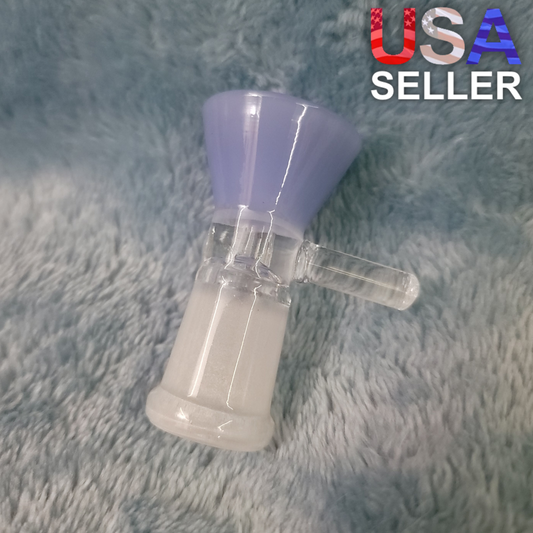 14mm Female Sky Blue Glass Bowl Replacement Tobacco Herb Water Pipe Piece