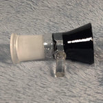 14mm Female Obsidian Black Glass Bowl Replacement Tobacco Herb Water Pipe Piece
