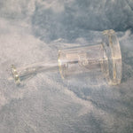 Small Premium Crystal Clear Water Pipe Tobacco Smoking Herb Glass Travel Size