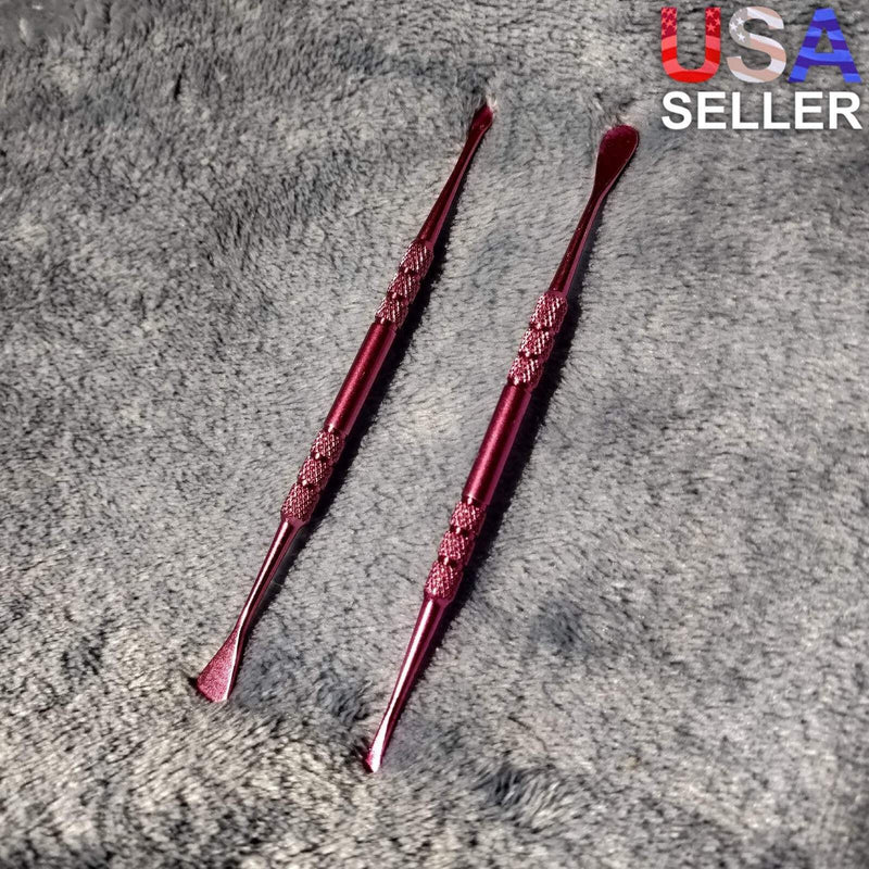 2 Purple Stainless Steel Scraper Poker Bowl Cleaner Tool Smoking Tobacco Herb