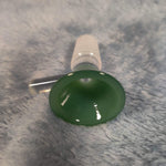 14mm Male Olive Green Glass Bowl Replacement Tobacco Herb Water Pipe Piece