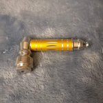 Small Gold Luxury Metal Smoking Pipe Tobacco Herb Silver Portable Pocket Size