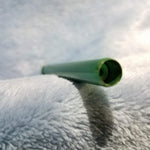NEW Small Green One Hitter Smoking Pipe Tobacco Herb Portable Metal Travel Size