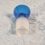 18mm Male Sapphire Blue Glass Bowl Replacement Tobacco Herb Water Pipe Piece