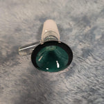 14mm Male Misty Green Glass Bowl Replacement Tobacco Herb Water Pipe Piece
