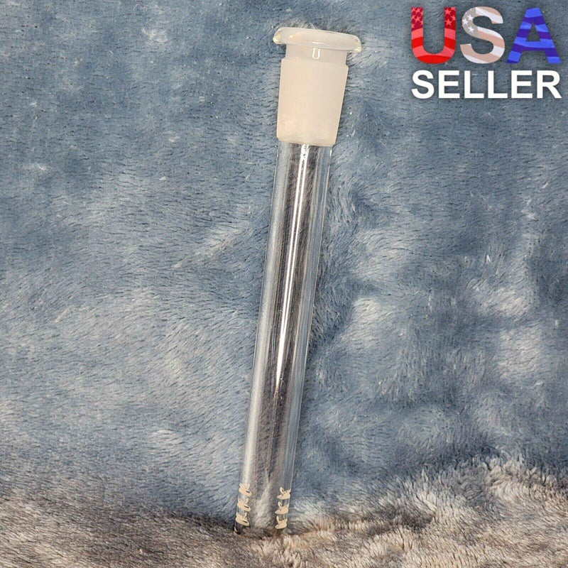 6in 6 Inch Downstem Clear Glass Tube For 14mm Male Bowl Tobacco Water Pipe
