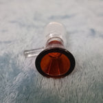 18mm Female Amber Red Glass Bowl Replacement Tobacco Herb Water Pipe Piece