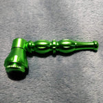 NEW Small Green Stylish Smoking Pipe Tobacco Herb Portable Metal Pocket Size
