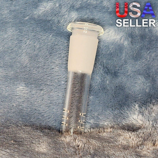 3in 3 Inch Downstem Clear Glass Tube For 14mm Male Bowl Tobacco Water Pipe