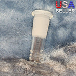 2.5in 2 1/2 Inch Downstem Clear Glass Tube For 14mm Male Bowl Tobacco Water Pipe