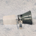 18mm Male Smokey Black Glass Bowl Replacement Tobacco Herb Water Pipe Piece