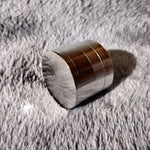 50mm Small Silver 4 Piece Tobacco Herb Grinder Portable Metal Travel Size