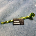 Small Long Green Bamboo Smoking Pipe Tobacco Herb Portable Metal Travel Size