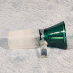 18mm Male Misty Green Glass Bowl Replacement Tobacco Herb Water Pipe Piece