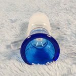 18mm Male Ice Blue Glass Bowl Replacement Tobacco Herb Water Pipe Piece