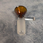 14mm Male Amber Red Glass Bowl Replacement Tobacco Herb Water Pipe Piece