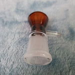18mm Female Amber Red Glass Bowl Replacement Tobacco Herb Water Pipe Piece