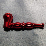 NEW Small Red Stylish Smoking Pipe Tobacco Herb Portable Metal Pocket Size