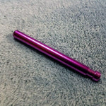 NEW Small Purple One Hitter Smoking Pipe Tobacco Herb Portable Metal Travel Size