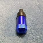 NEW Small Blue Bullet Smoking Pipe Tobacco Herb Portable Metal Pocket Size