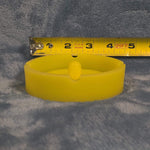 Unique Yellow Silicone Ash Tray Smoking Tobacco Herb Round Ashtray Bowl Tap