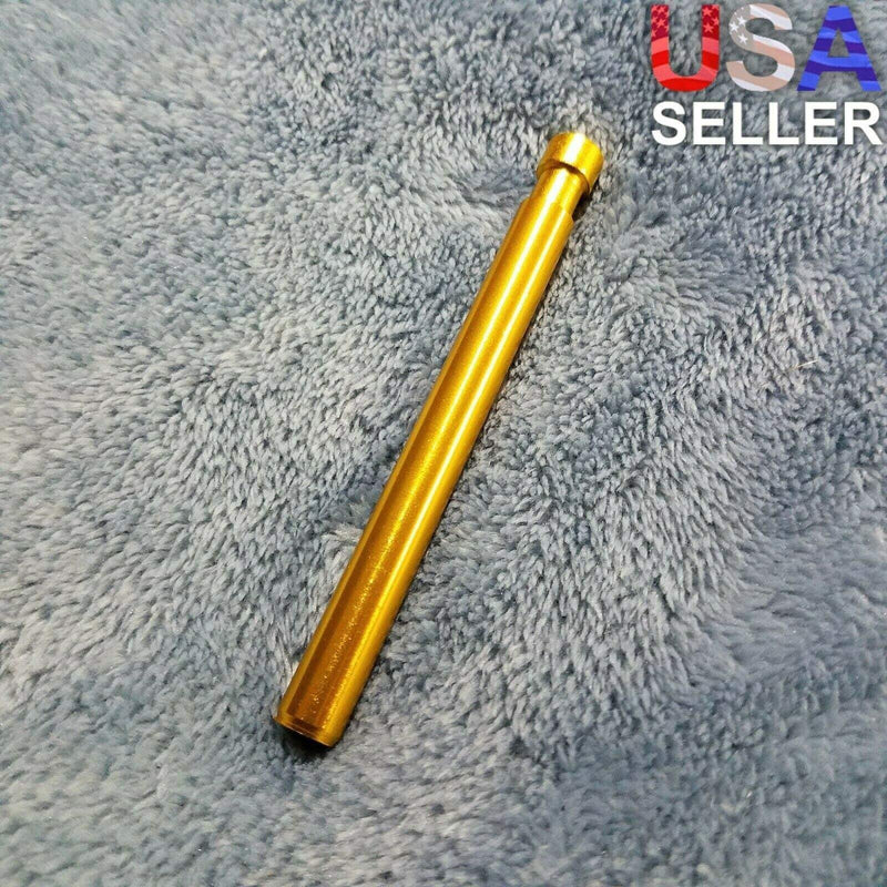 NEW Small Gold One Hitter Smoking Pipe Tobacco Herb Portable Metal Travel Size