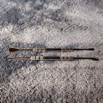 2 Silver Stainless Steel Scraper Poker Bowl Cleaner Tool Smoking Tobacco Herb