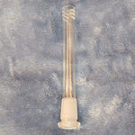 5.5in 5 1/2 Inch Downstem Clear Glass Tube For 14mm Male Bowl Tobacco Water Pipe