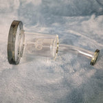 Small Premium Smokey Black Water Pipe Tobacco Smoking Herb Glass Travel Size