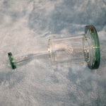 Small Premium Misty Green Water Pipe Tobacco Smoking Herb Glass Travel Size