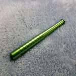 Small Green One Hitter Bat Smoking Pipe Tobacco Herb Portable Metal Pocket Size